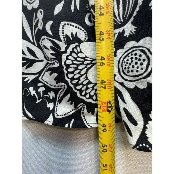 Maggy London Womens Buckle Halter Midi Dress Size 12 Black Floral Couture NWT - Picture 14 of 16